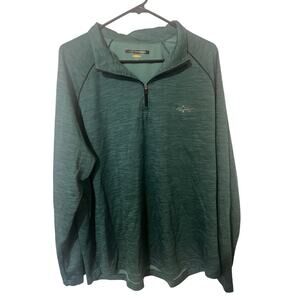 Greg Norman Golf Men’s Green Quarter Zip Pullover Size XL
